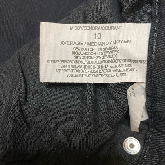 Gloria Vanderbilt size 10 black Amanda straight leg jeans - Picture 9 of 15